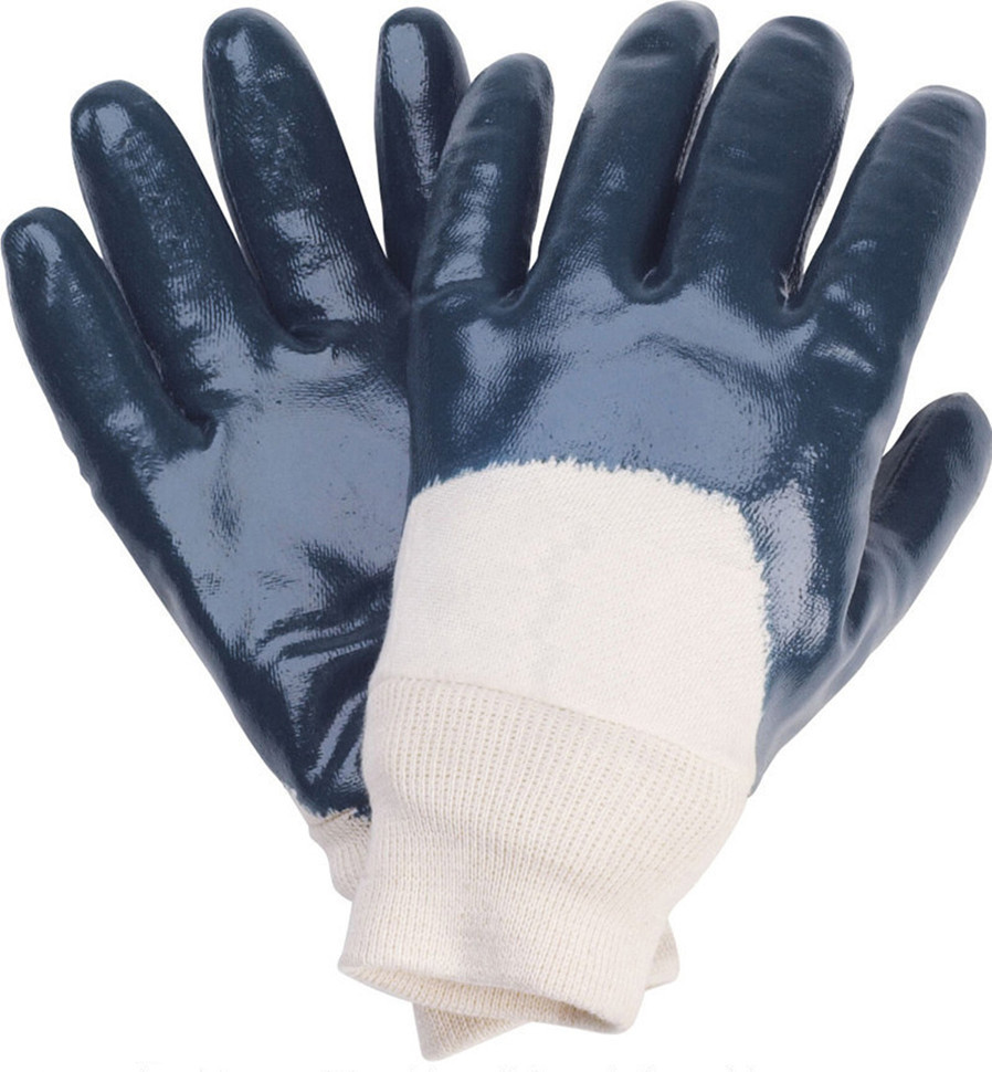 高密市華宏勞保用品廠家批發(fā) 120克全浸丁晴手套，絨布內(nèi)襯安全袖口，專業(yè)防護(hù)之選
