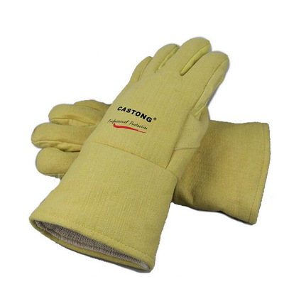 批發(fā)CASTONG加長耐高溫500度手套，正品卡司頓ABY-系列專業(yè)勞保用品解析